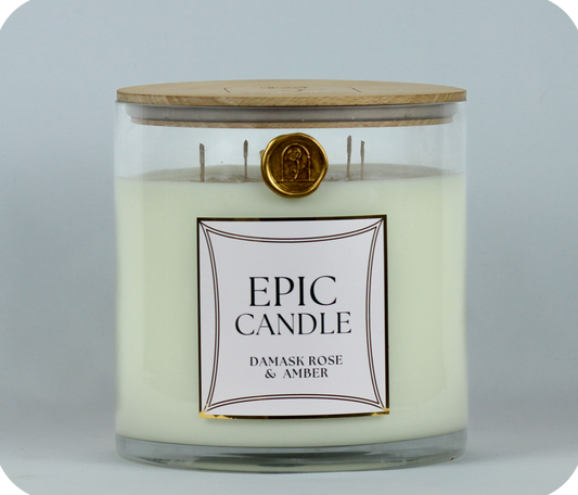 Big Candle, Epic Candle, Huge Candle, Longlife Candle, XXL Candle, Oversized Candle, Extra Long Burning Candle, Rose Fragrance