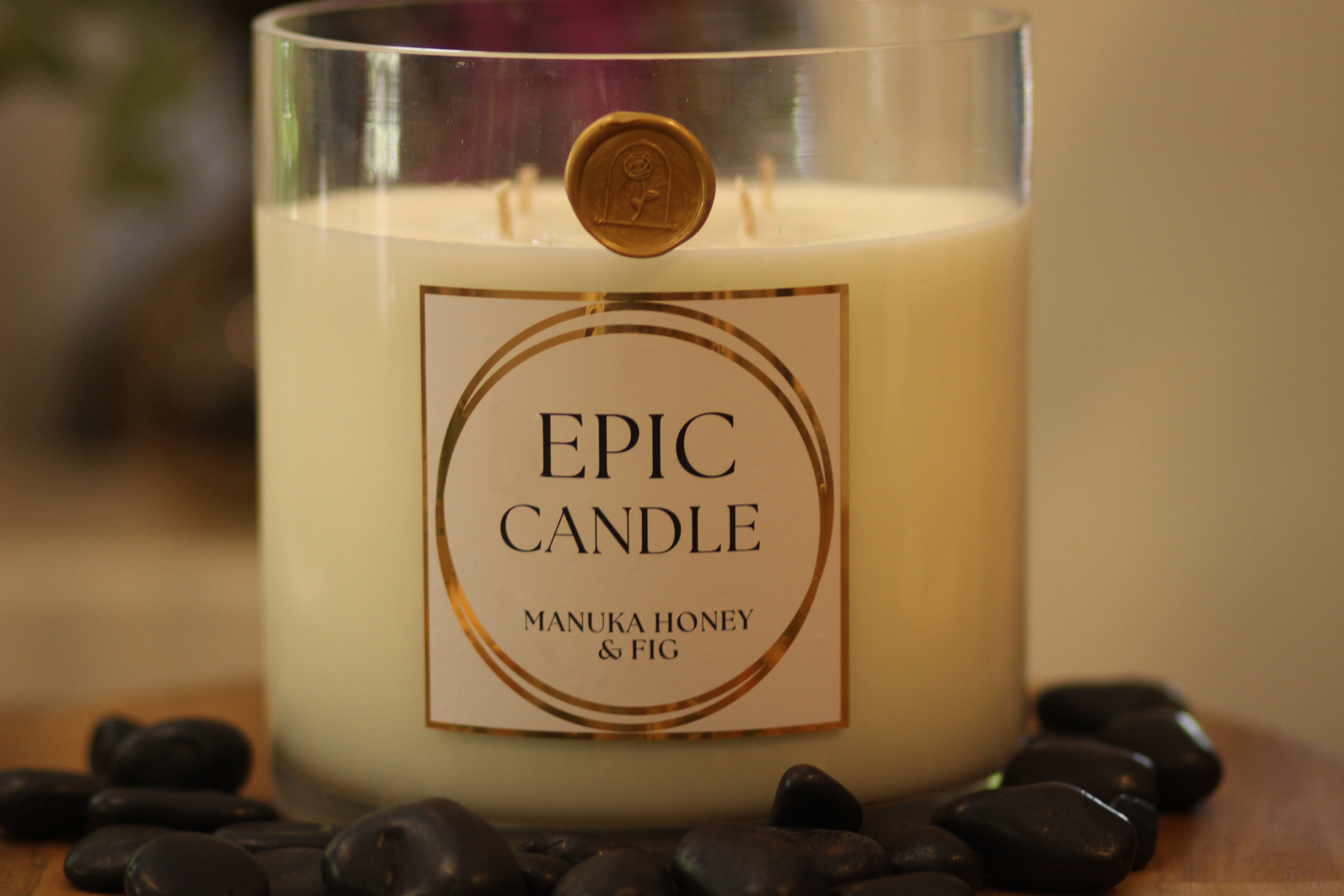 Big Candle, Epic Candle, Huge Candle, Longlife Candle, XXL Candle, Oversized Candle , Fig, Manuka Honey