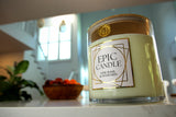 Lime, Basil, Mandarin, XXL Candle, Long Burning Candle, Oversized Candle, Epic Candle