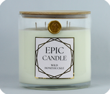 Big Candle, Epic Candle, Huge Candle, Longlife Candle, XXL Candle, Oversized Candle, Extra Long Burning Candle, Honeysuckle