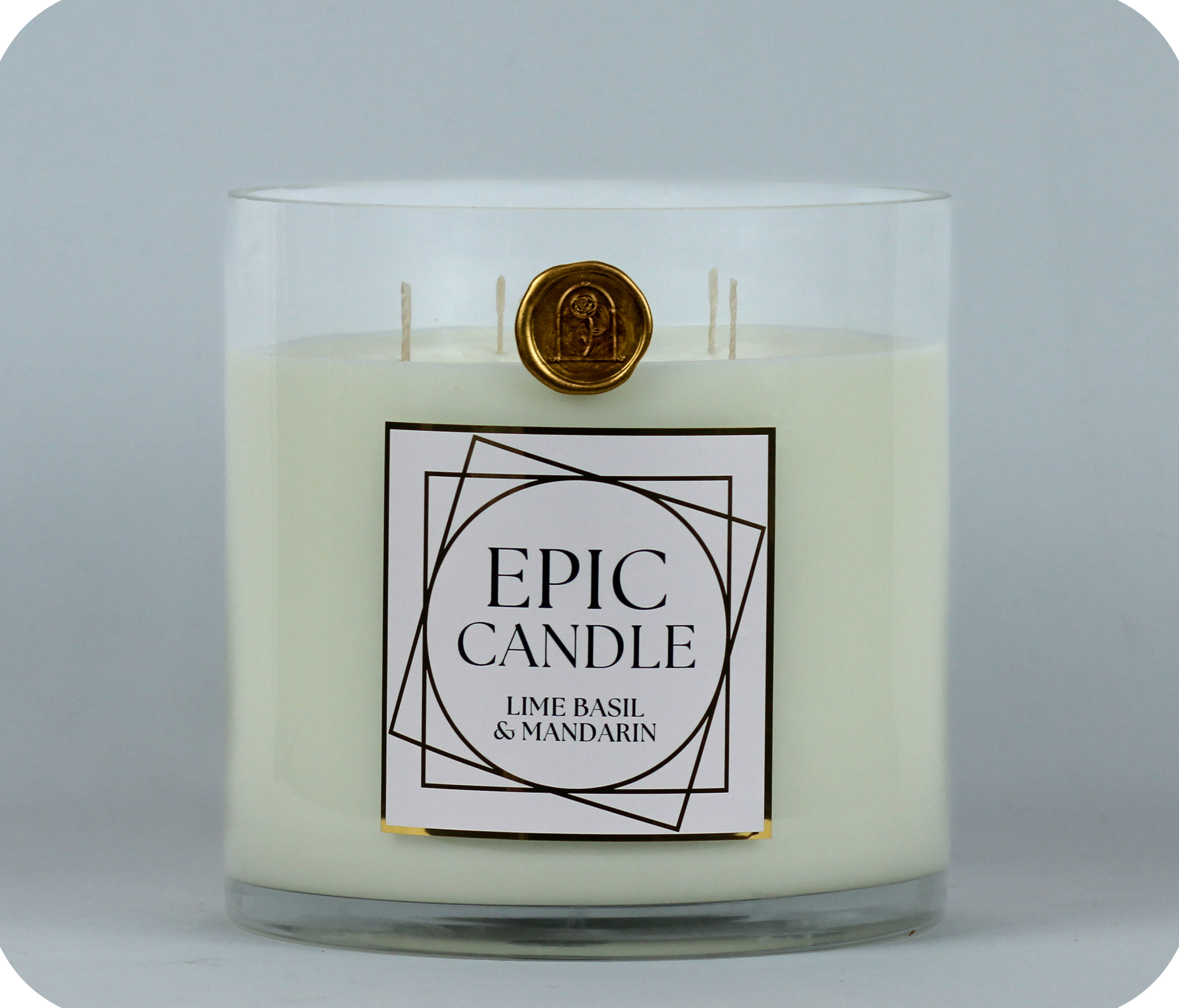 Big Candle, Epic Candle, Huge Candle, Longlife CandleLime, Basil, Mandarin, XXL Candle, Long Burning Candle, Oversized Candle, Epic Candle