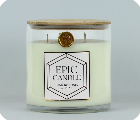 Big Candle, Epic Candle, Huge Candle, Longlife Candle, Oversized Candle, XXL Candle, Extra Long Burning Candle, Boronia, Pear