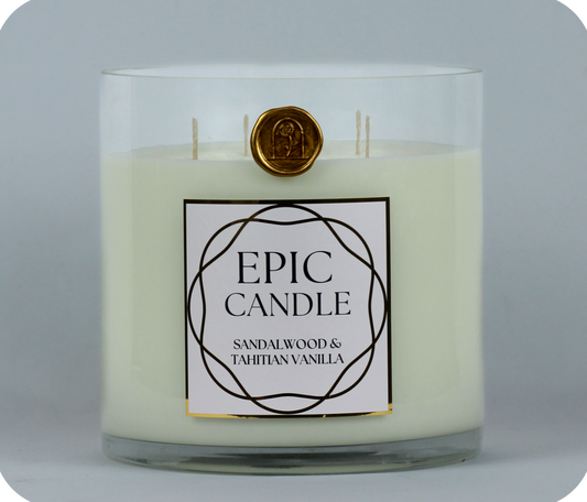 Big Candle, Epic Candle, Huge Candle, Longlife Candle, Oversized Candle, XXL Candle, Sandalwood, Vanilla