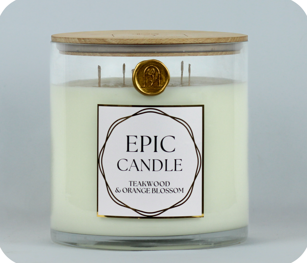 Big Candle, Epic Candle, Huge Candle, Longlife Candle, XXL Candle, Extra Long Burning Candle, Teakwood, Orange Blossom
