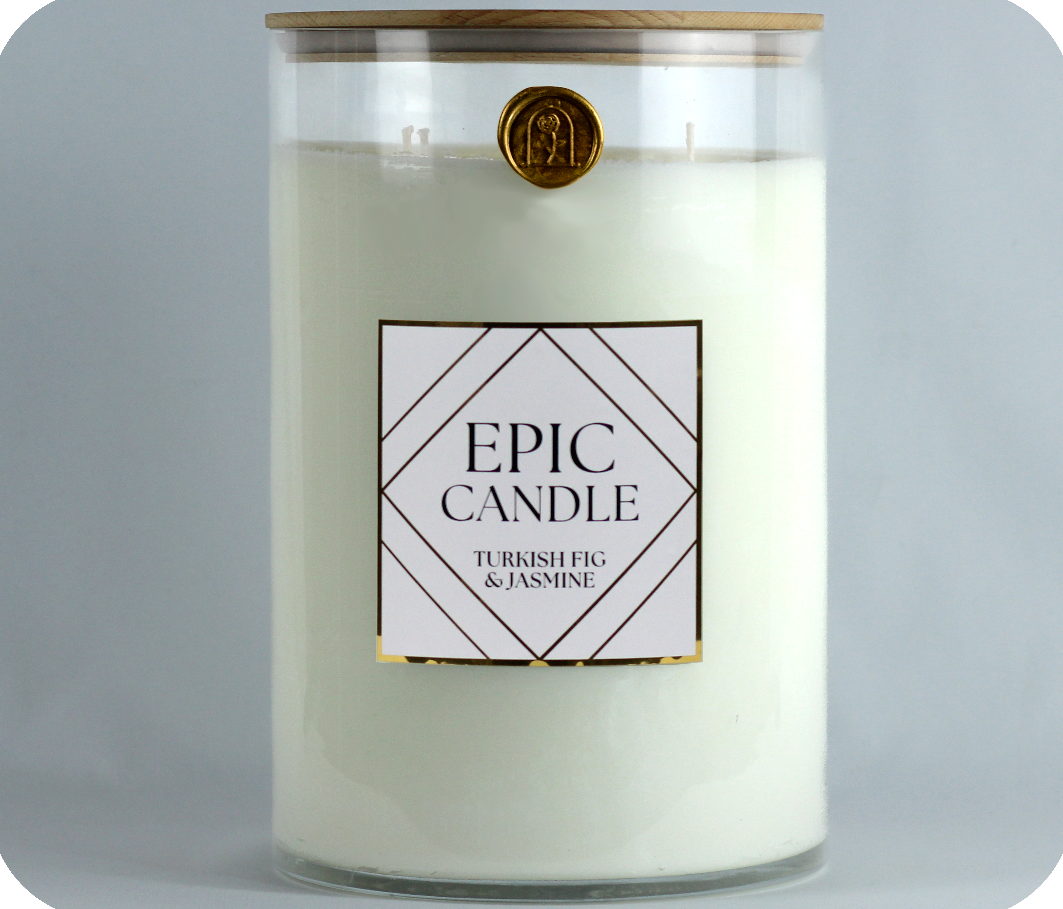 Oversized Candle, Extra Long Burning Candle, Giant Candle, XXL Candle, Fig, Jasmine, Epic Candle 