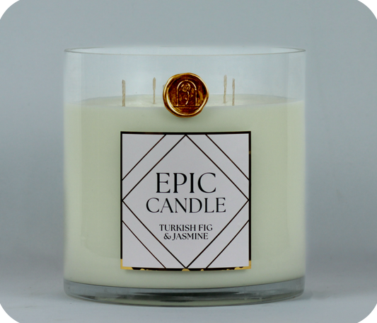Oversized Candle, Extra Long Burning Candle, Giant Candle, XXL Candle, Fig, Jasmine, Epic Candle 