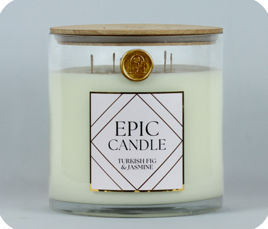 Oversized Candle, Extra Long Burning Candle, Giant Candle, XXL Candle, Fig, Jasmine, Epic Candle 