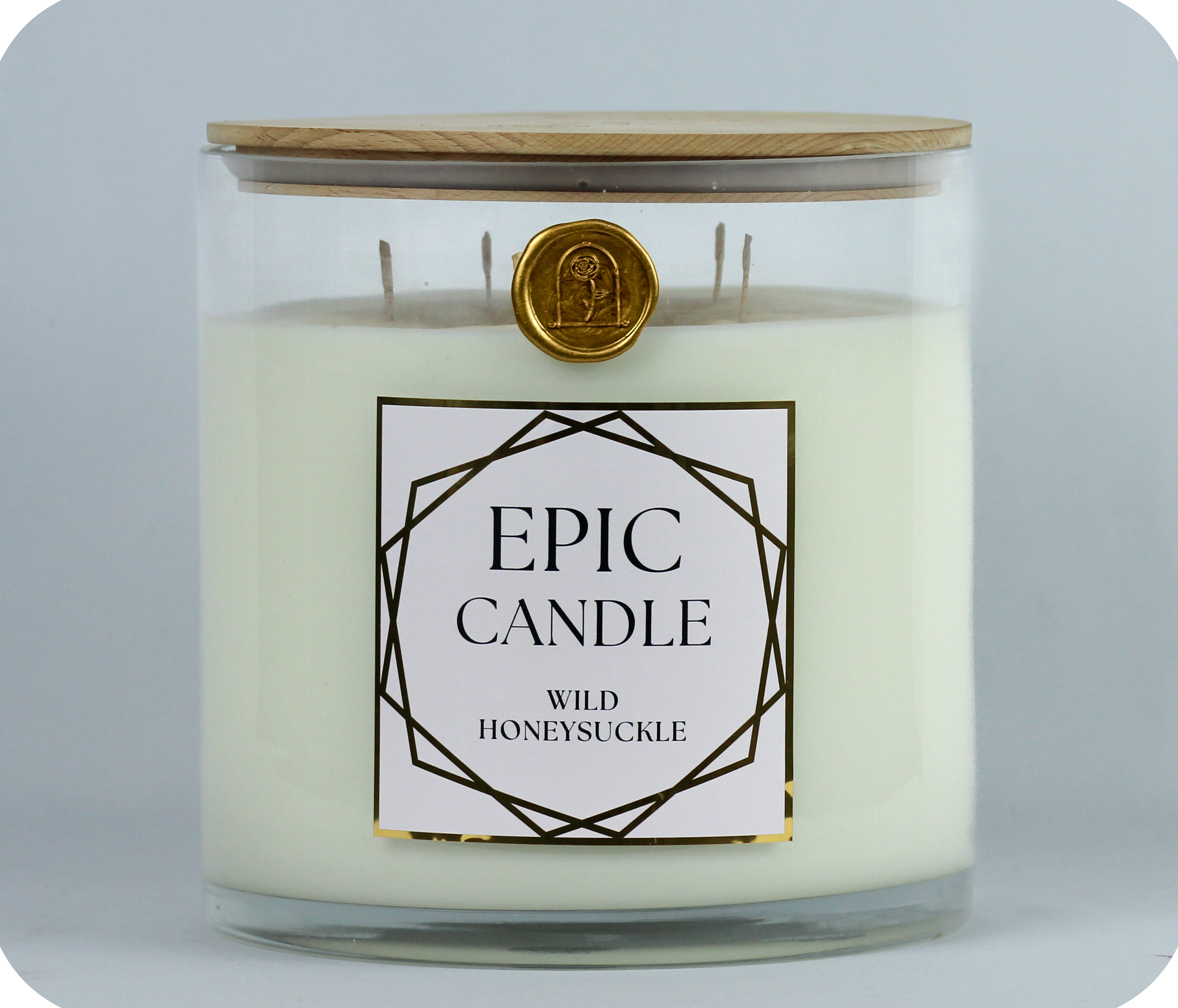 Big Candle, Epic Candle, Huge Candle, Longlife Candle, XXL Candle, Oversized Candle, Extra Long Burning Candle, Honeysuckle