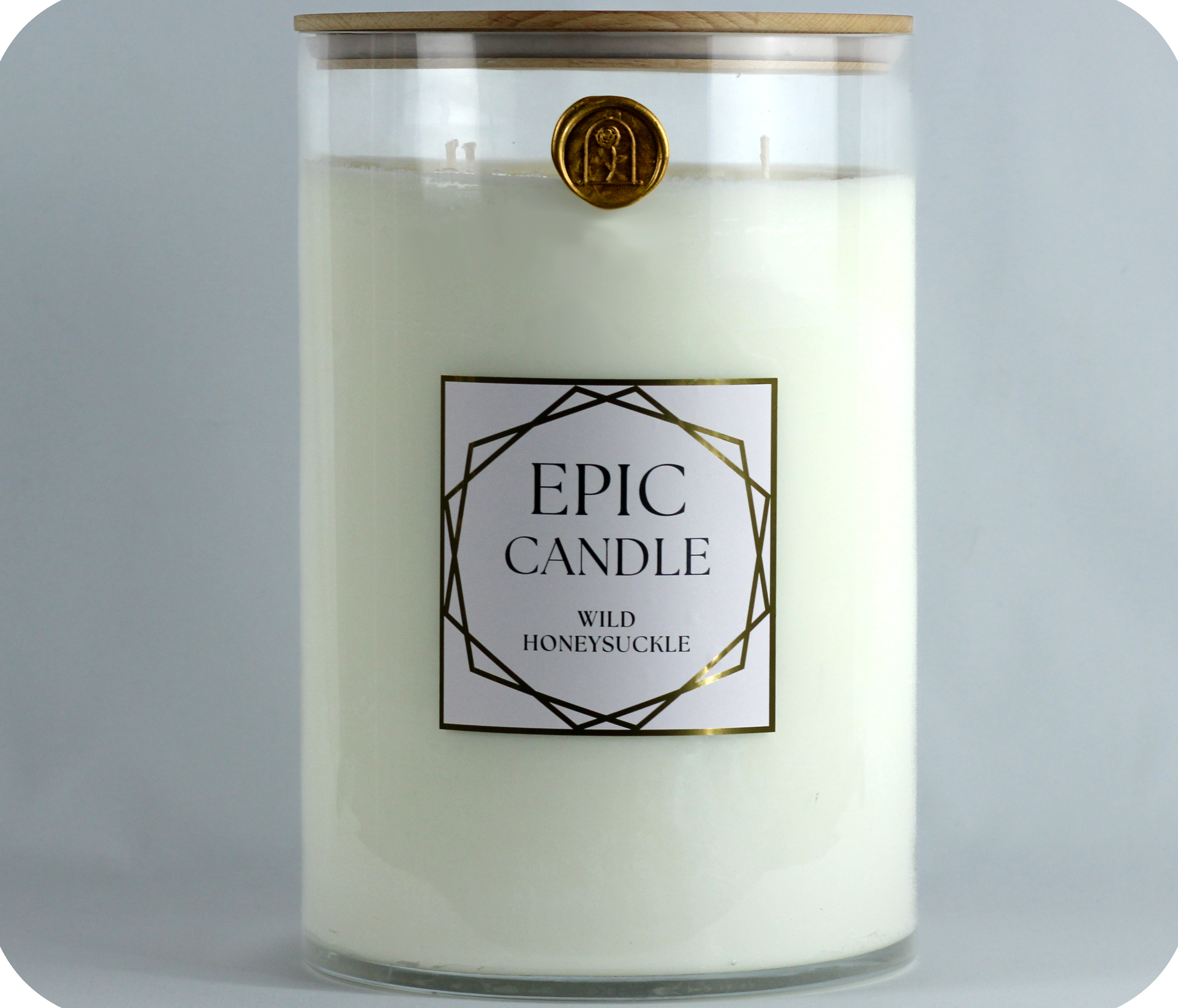 Big Candle, Epic Candle, Huge Candle, Longlife Candle, XXL Candle, Oversized Candle, Extra Long Burning Candle, Honeysuckle